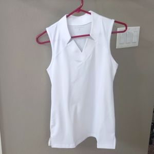 Sofibella sleeveless polo small